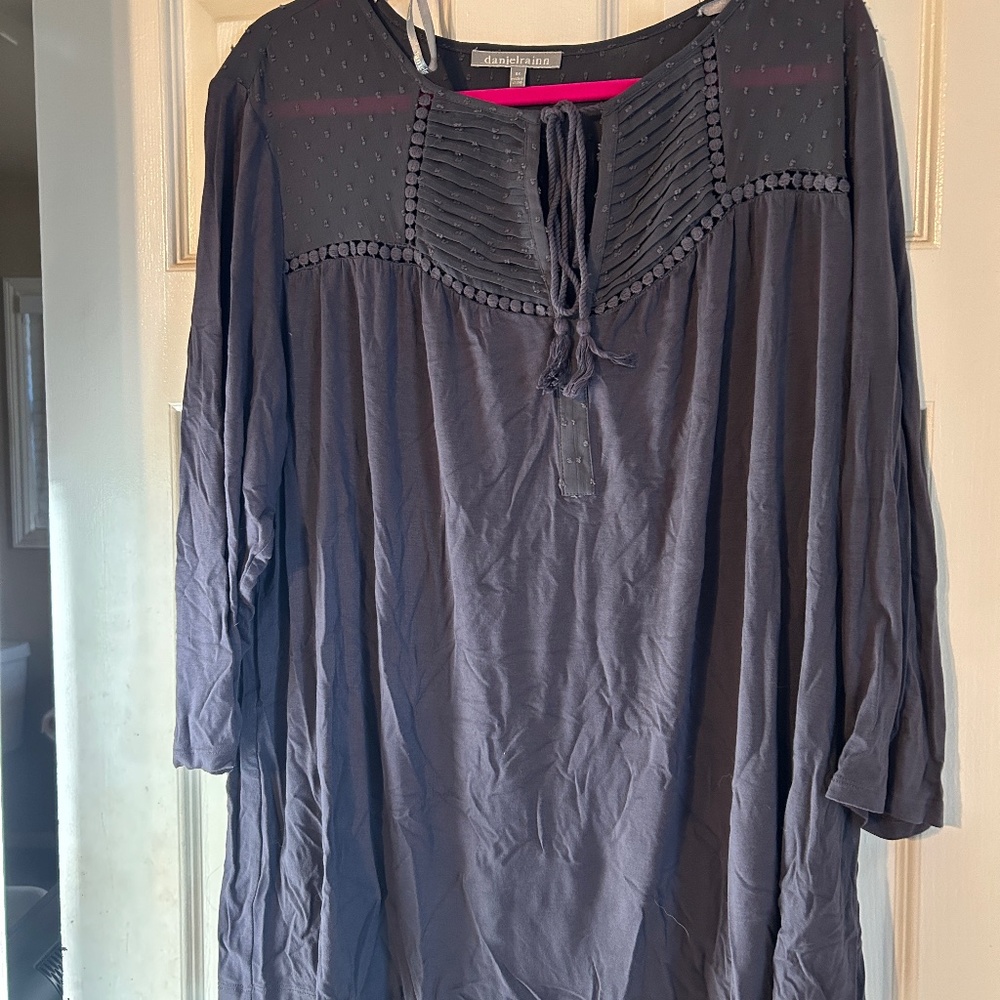 Grey Daniel Rainn Long Sleeve Top